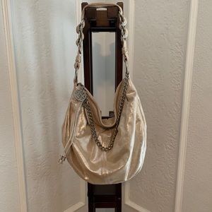 COACH Metallic Chain Handbag